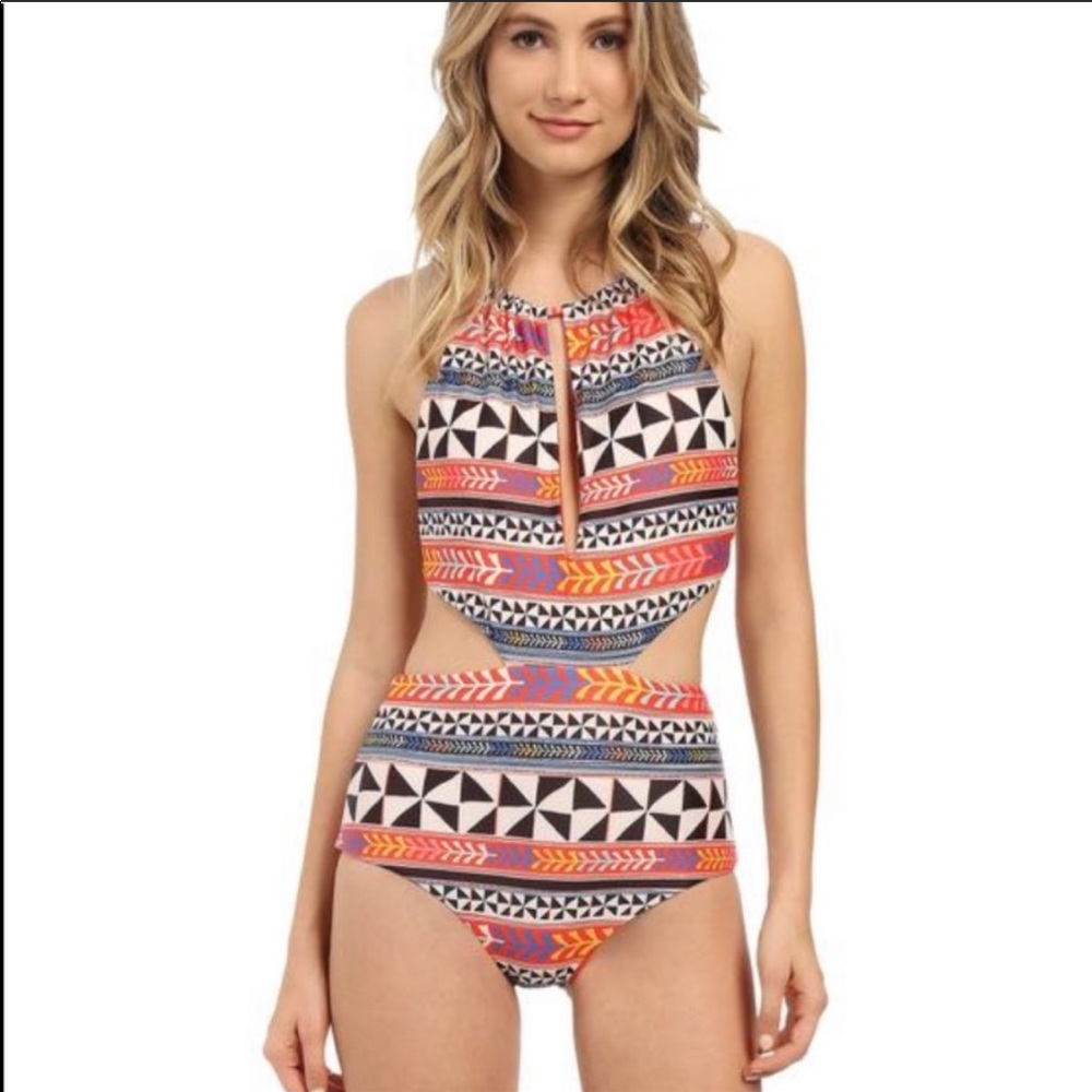 Mara Hoffman Pinwheel One Piece Swimsuit